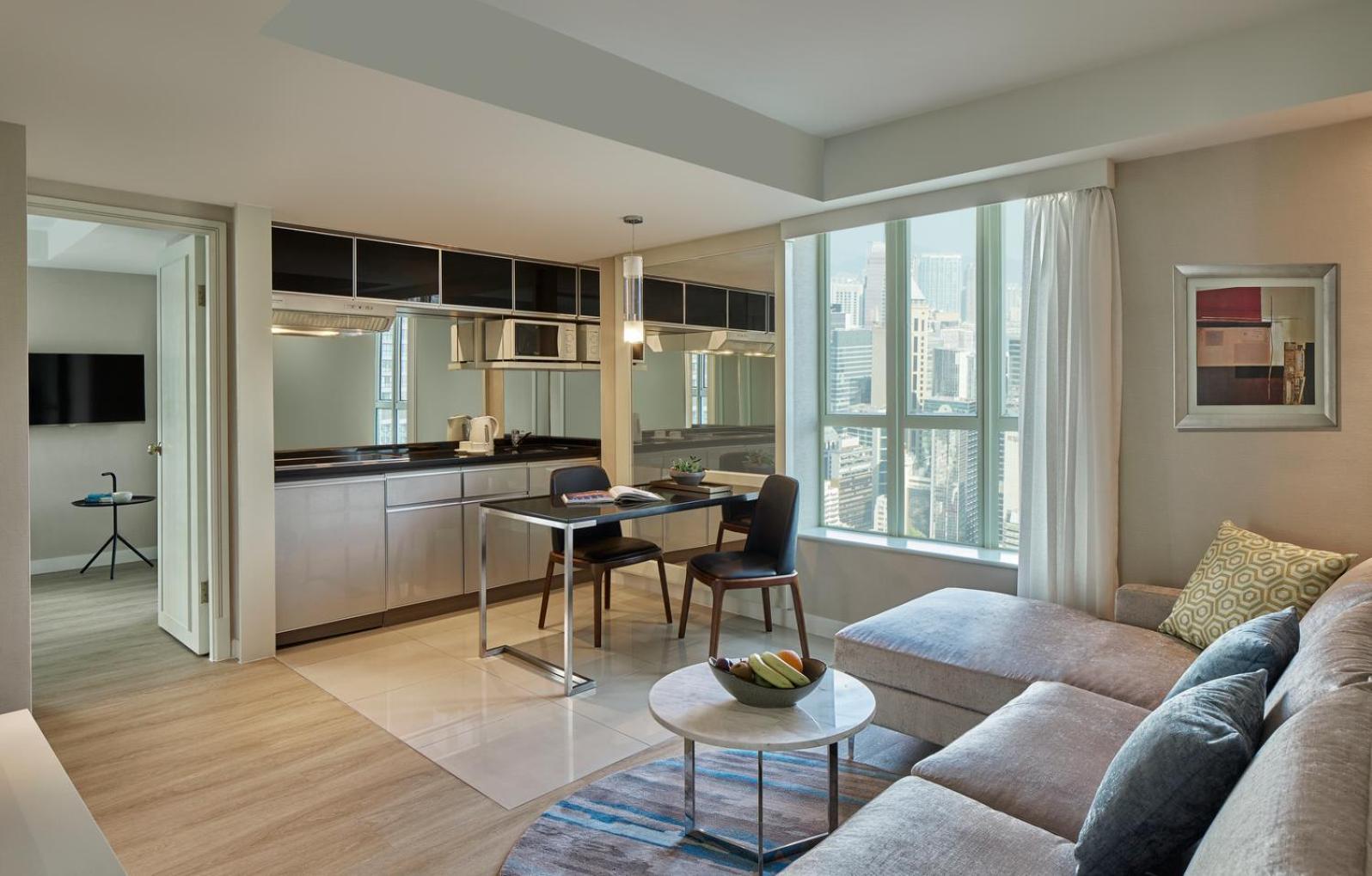 Two Macdonnell Road Lejlighedshotel Hongkong Eksteriør billede